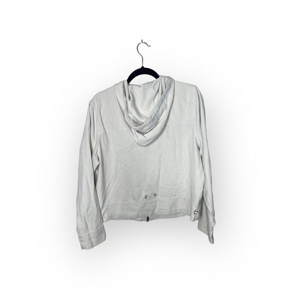 Tommy Bahama 100% Silk cream/ ivory Jacket Size L - Picture 2 of 7